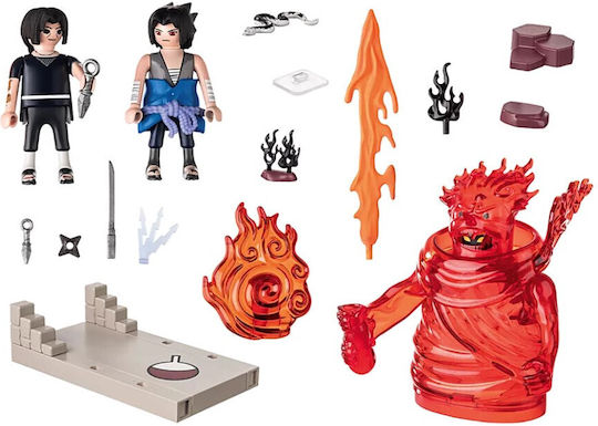 Playmobil Naruto Shippuden Sasuke Vs. Itachi pentru 5-99 ani
