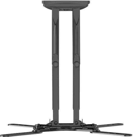 Gembird WM-60ST-01 Βάση Τηλεόρασης Τοίχου με Βραχίονα έως 60" και 36kg Μαύρο
