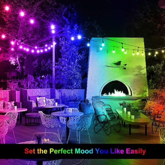 Rixme Hanging Solar Light Garland IP65
