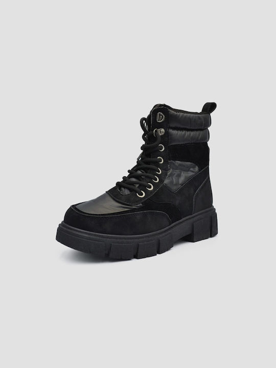 Joya Women's Combat Boots Black