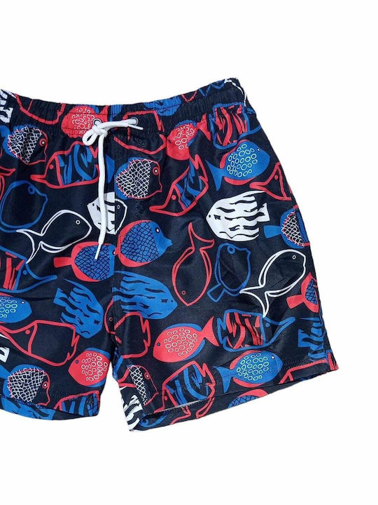 Speedy Shark Kinder Badeanzug Badeshorts Schwarz