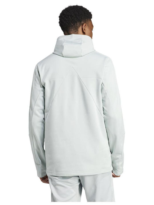 Adidas Tiro Men's Sweatshirt with Hood Silver