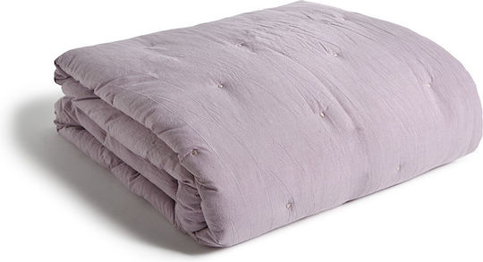 Aigaion Bettdecke King Size 260x240cm Non Iron Rosa 260 GSMGsm