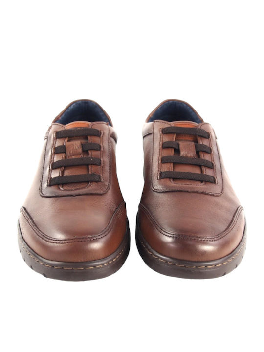 Leder Herren Freizeitschuhe Anatomisch Tabac Braun