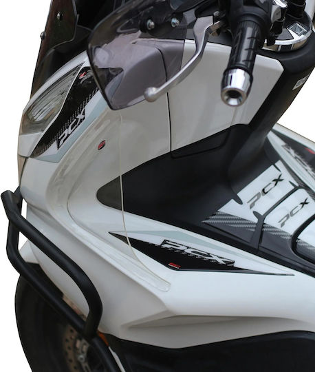 GP Kompozit Dreapta Plastic Lateral Motocicletă pentru Honda PCX 125 Transparent 1buc