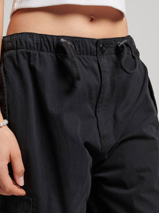Parachute Grip Damen Stoff Hose Schwarz