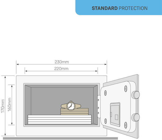 Yale Safe with Digital Lock L23xW17xH17cm YSV 170 DB2