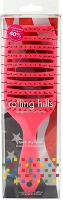 Rolling Hills Bürste Haare für Haarstyling Rosa