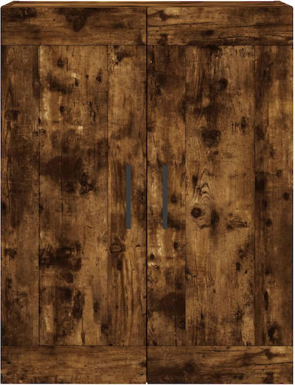 Ντουλάπα Γραφείου Ξύλινη Καφέ 69.5x34x180cm