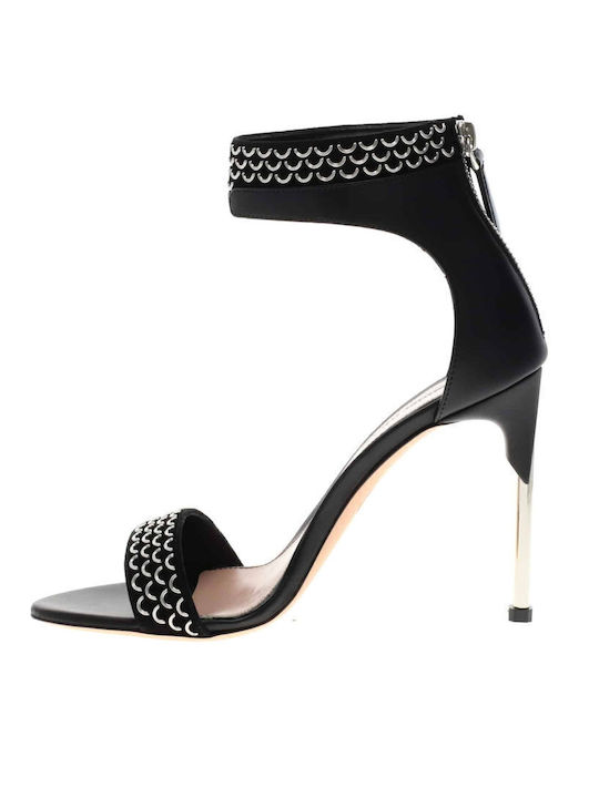 Leder Sandalen Schwarz