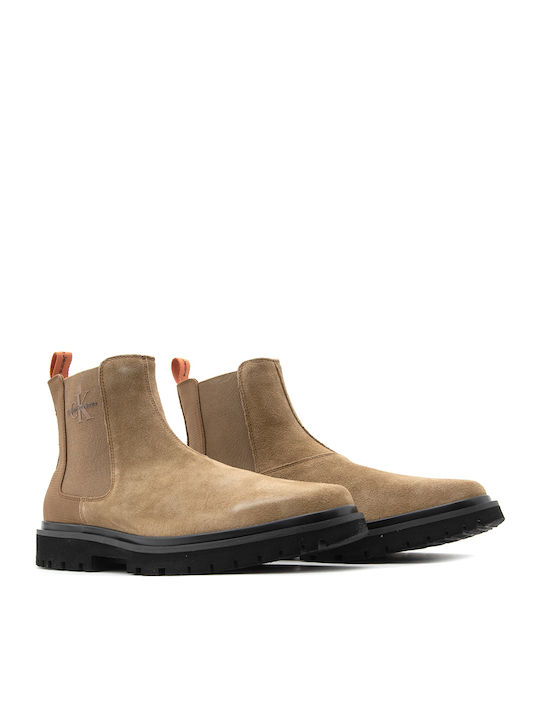 Suede Brown Chelsea Boots