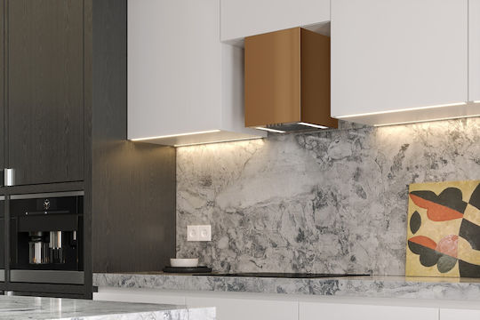 Maan Ponza Mini WPB 430 Chimney Vent Hood 30cm Brown