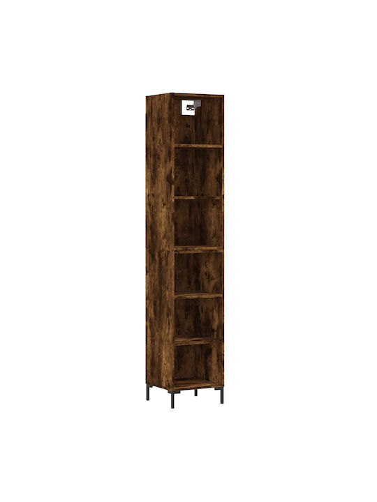 Schrank Boden Smoky Oak 34.5x32.5x180cm