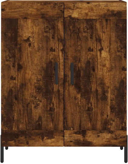 Boden-Kabinett Rauch Eiche 69.5x34x180cm