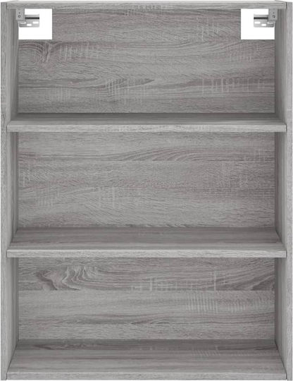Wohnzimmer Nischenschrank aus Spanplatte Grau 69.5x32.5x180cm