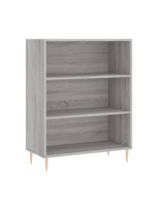 Dulap Pentru Sufragerie Din Placă Din Lemn Agregat Gri 69.5x34x180cm