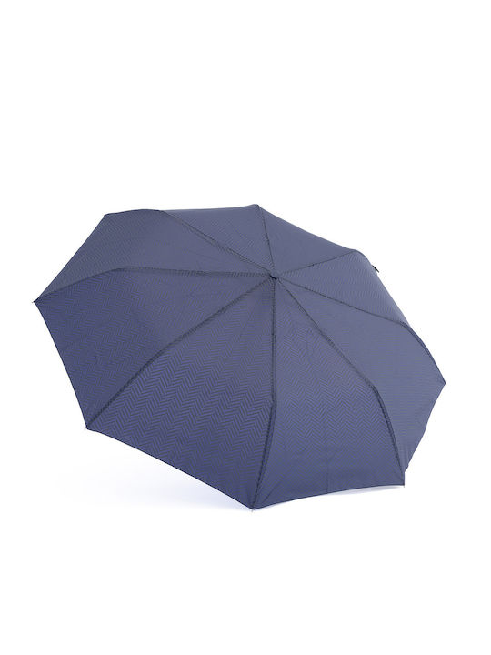 Iris Automat Umbrelă de ploaie Compact Albastru