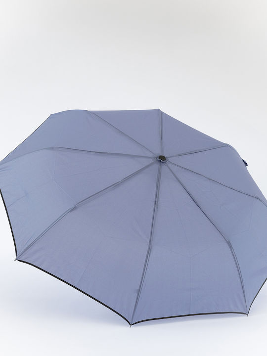 Iris Automat Umbrelă de ploaie Compact Albastru