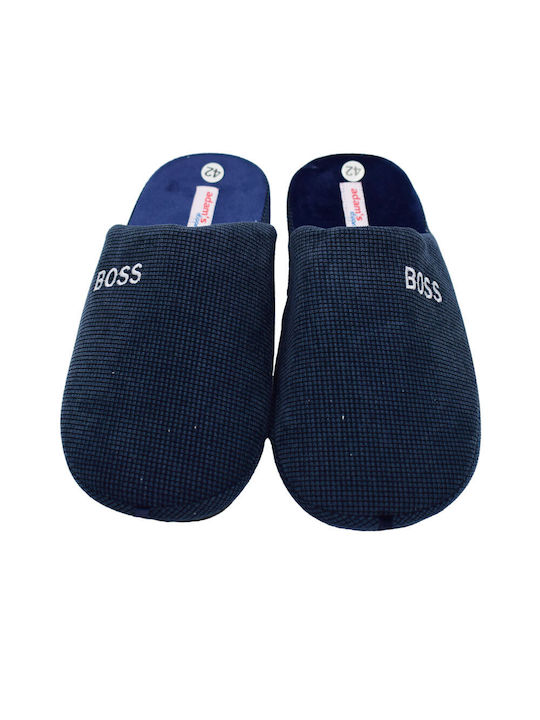 Adam's Shoes Men's Slipper Blue