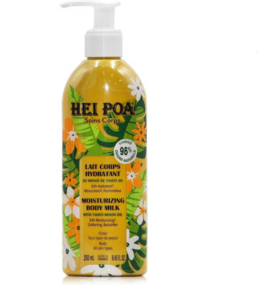 Hei Poa Moisturizing Body Milk mit tahitianischem Monoi-Öl Feuchtigkeitsspendende Lotion Körper 250ml