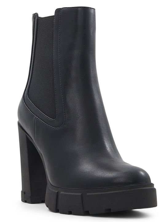 Damen Chelsea Stiefeletten Schwarz