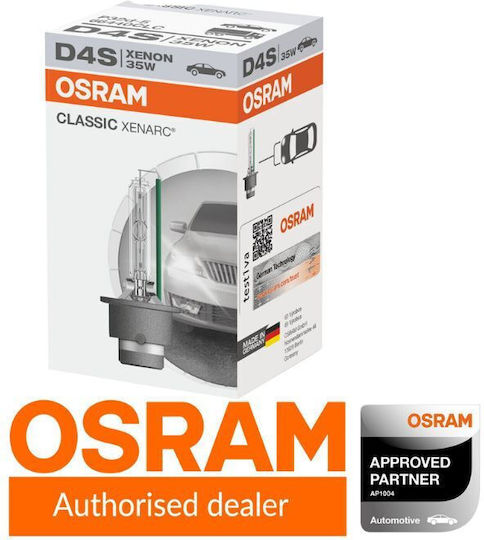 Osram Крушка за автомобил D4S Ксенон 4150K Неутрално Бяло 42V 35W