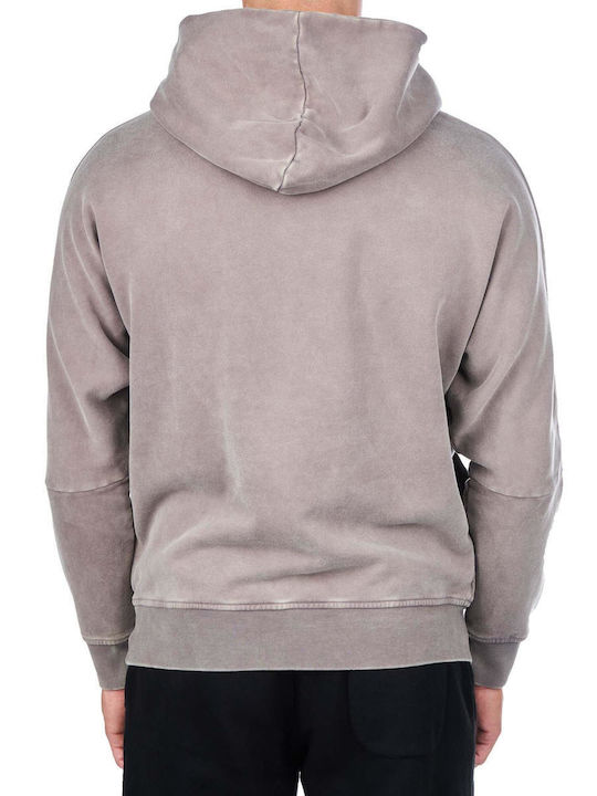 Dirty Laundry Men's Sweatshirt with Hood Brown