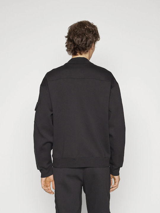 Hugo Boss Men's Sweatshirt Jacket Black