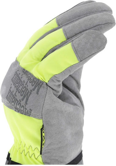Mechanix Wear Impermeabil Mănuși de Lucru pentru iarnă Șofer Negre Piele/Poliester 1buc
