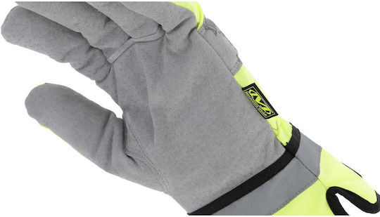 Mechanix Wear Impermeabil Mănuși de Lucru pentru iarnă Șofer Negre Piele/Poliester 1buc