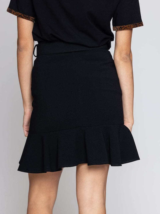 Twenty 29 Mini Skirt in Black color