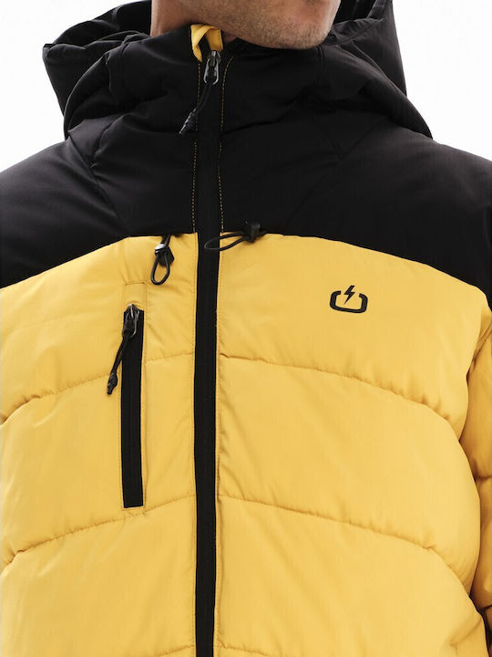 Winter Jacket Puffer Waterproof and Windproof Yellow