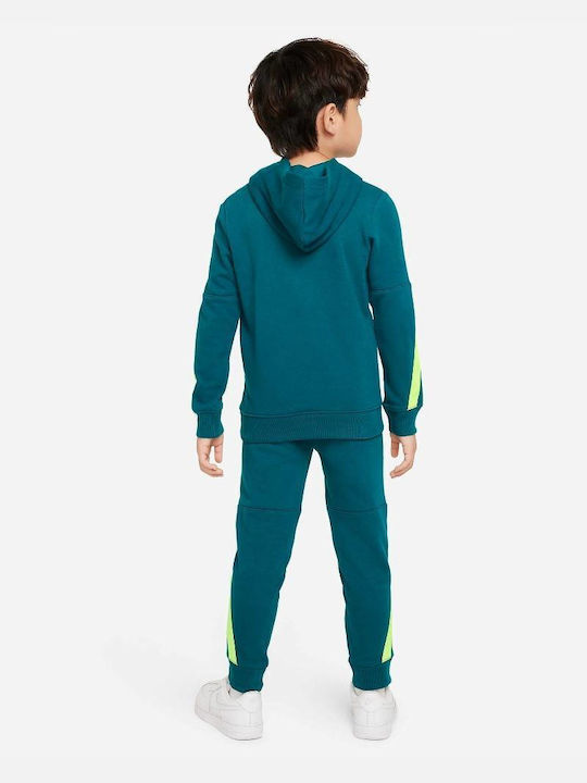 Nike Kinder Sweatpants Set - Jogginganzug Hellblau 2Stück Sportswear Little