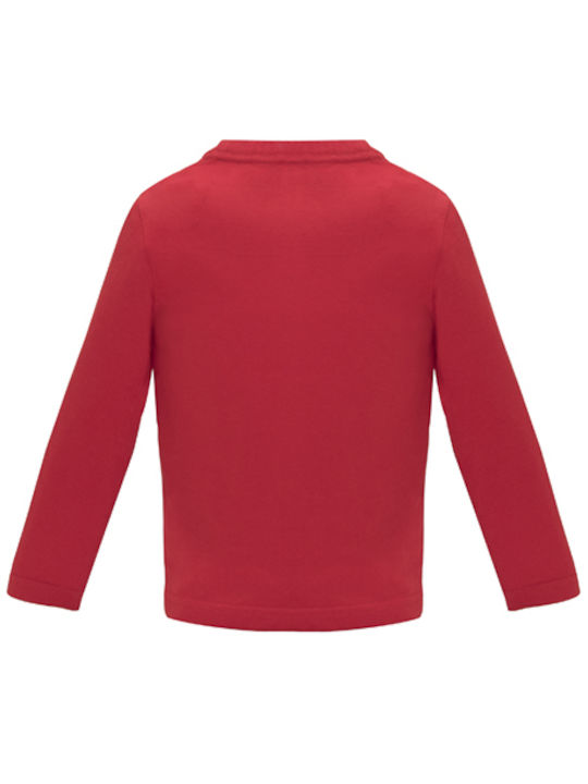 Kids Blouse Long Sleeve Red Μωρουδιακό