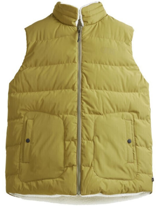 Ärmellos Jacke Puffer Khaki