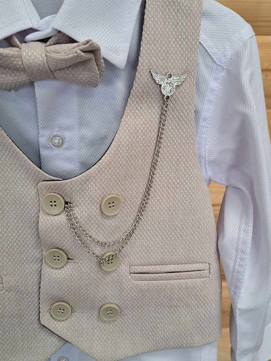 Extan Bebe Costum Botez Bej