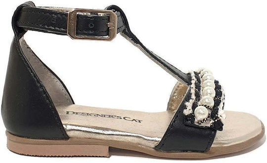 Designer's Cat Pantofi De Botez Din Piele Negru 100000KO1000543-031