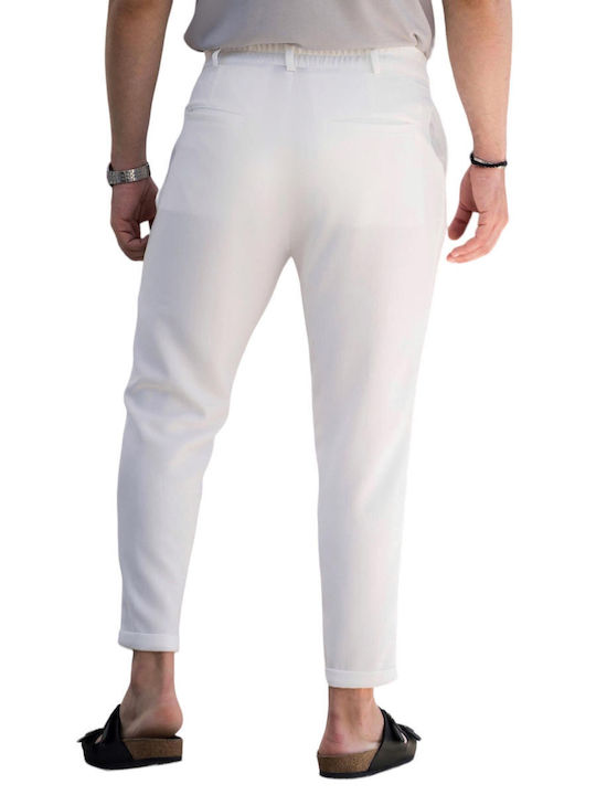 Vittorio Artist Men's Trousers White