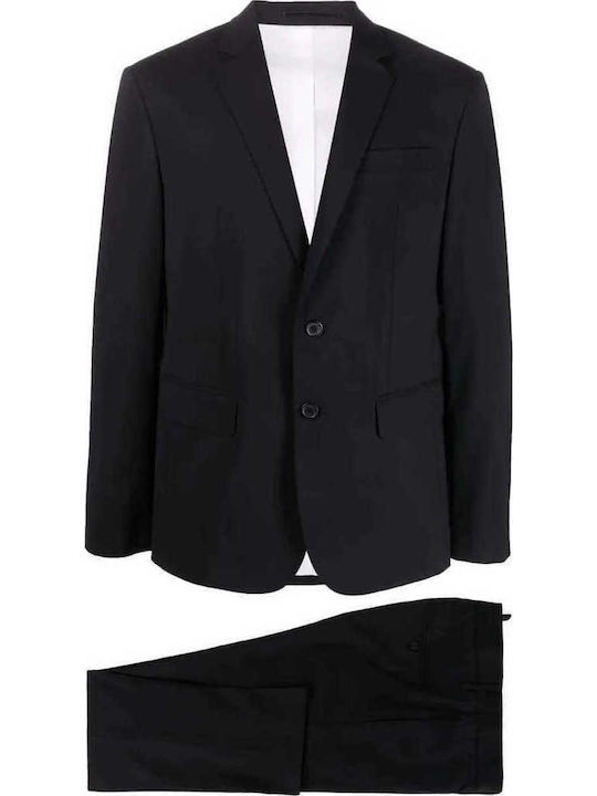 Paris Men's Winter Suit Black