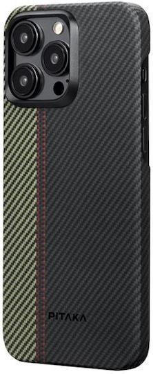 Pitaka Fusion Weaving Magez Back Cover Aramid Fiber 0.95mm Multicolour (iPhone 15 Pro)