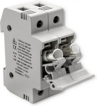 Qoltec Ρελέ Ράγας Ισχύος 30A Διπολικό με Τάση 1000V