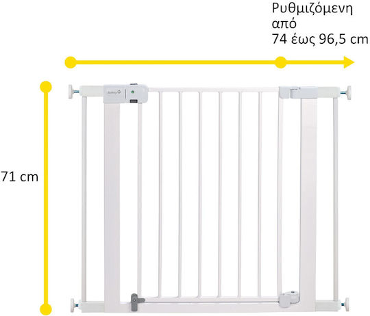 Safety 1st Πόρτα Ασφαλείας σε Λευκό Χρώμα 5x5x5εκ.