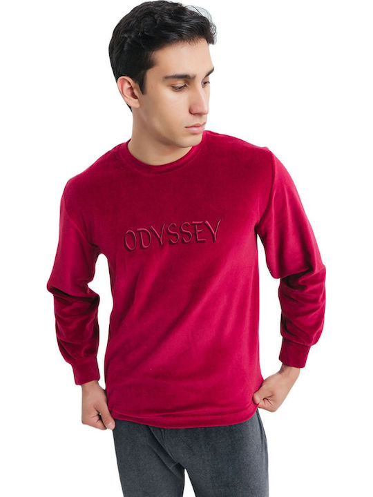 Odyssey Χειμερινή Ανδρική Πιτζάμα Βαμβακερή