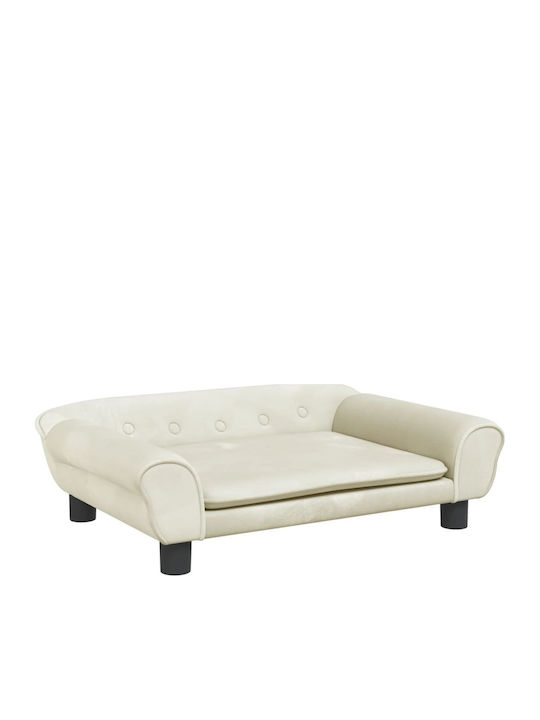 vidaXL Sofa Dog Beige 70x48cm vidaXL Sofa Dog Beige 70x48cm