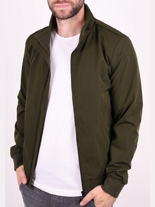 Dsplay Men's Winter Jacket Khaki