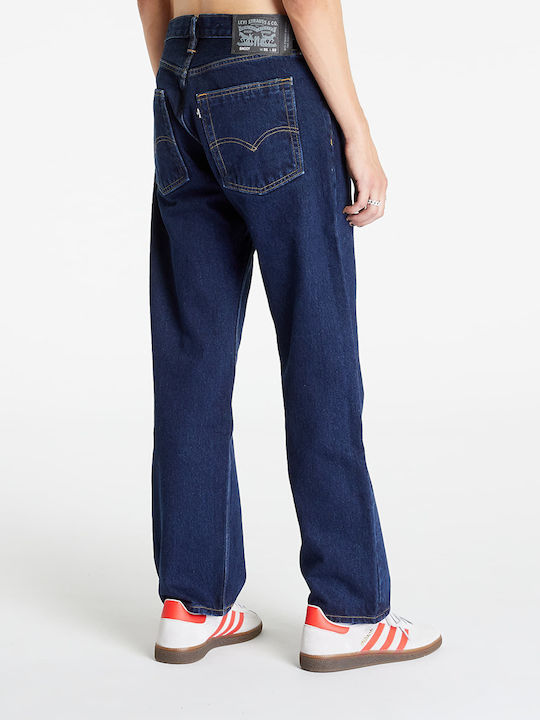 Skateboarding Herren Jeanshose mit Lose Baggy Anwendung Blau