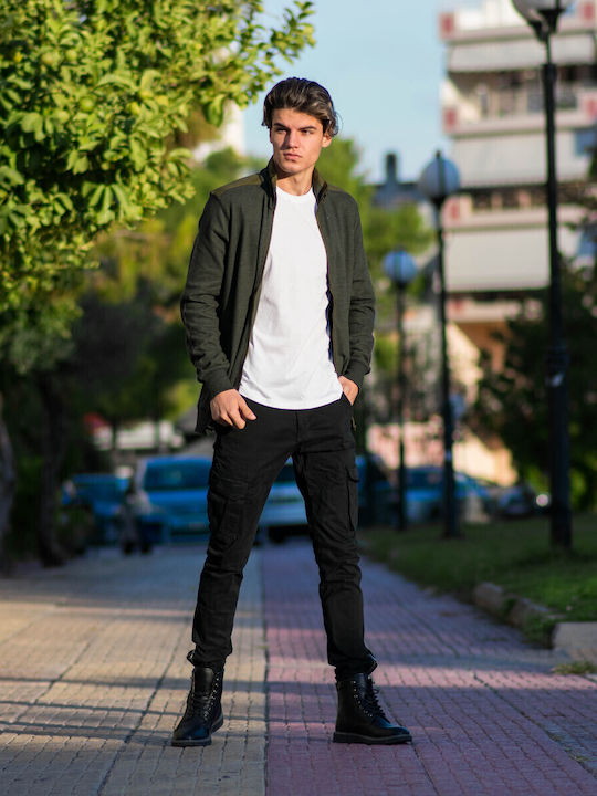 Men's Cardigan Khaki