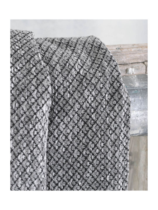 Rythmos Tempe Four-Seater Sofa Throw Chenille 180x330cm Brown