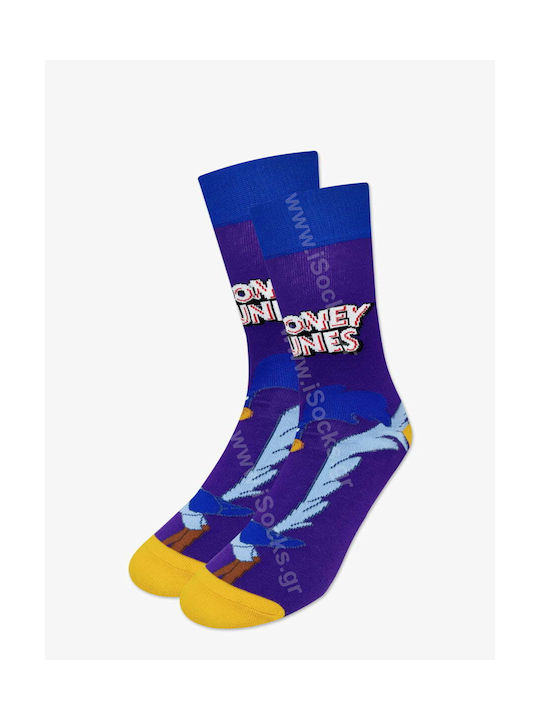 Looney Tunes Socks with Design Purple