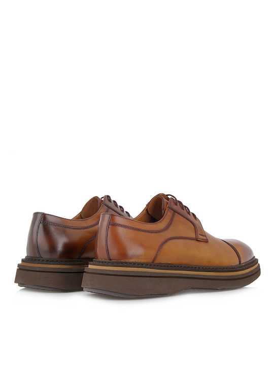 Men's Leather Casual Shoes Tabac Brown
